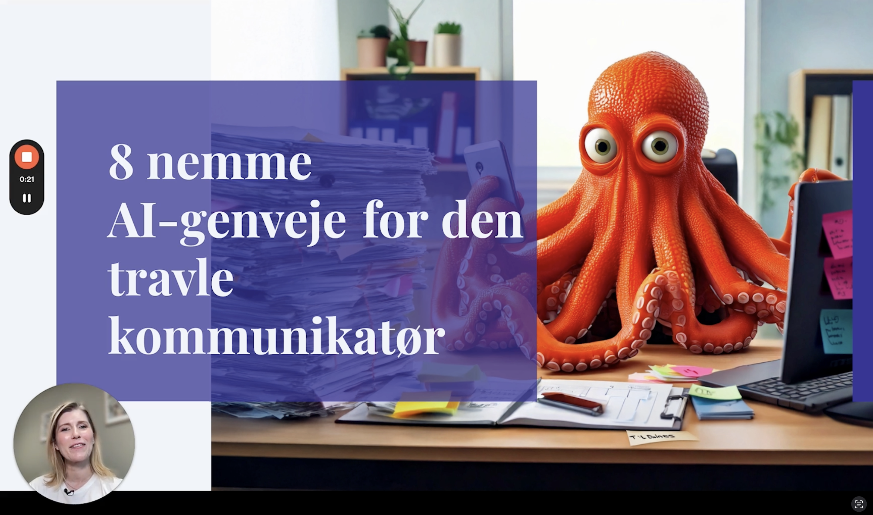 Billede fra kursets velkomstmodul